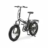 Nilox E-Bike X8 Ultra, E-Klapprad, bis zu 90 km Reichweite, 25 km/h, 36V 250W Motor, 20 Zoll Räder, Shimano Schaltung, Elektro-Fahrrad für Damen und Herren