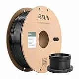 eSUN PETG Filament 1.75mm, 3D Drucker Filament PETG, Maßgenauigkeit +/- 0.05mm, 1kg Spule (2.2 LBS) 3D Druck Filament für 3D Drucker, Schwarz