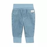 Steiff Jeanshose EU Größe 80 Colony Blue, Jeans Hose, Kinderhose für jeden Anlass, lockere Bequeme Passform, waschmaschinenfest