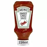 Heinz Sweet Chili Sauce – Süß-scharfe Sauce in Kopfsteherflasche – 1 x 220 ml
