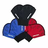 Sport-Thieme Aquafitness Handschuhe aus Neopren | Offene Schwimmhandschuhe für Aquafitness, Aquajogging, Wassergymnastik | In S, M, L | Blau, Rot, Schwarz