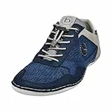 bugatti man Herren Mokassins, Männer Sneaker,Loafer,Freizeit,leger,schnürschuhe,straßenschuhe,Freizeitschuhe,Men,Dark Blue/Blue (4140),42 EU/EU UK