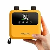 AIRBANK Mini SUP Elektrische Luftpumpe PULSE Pro, superkleine wiederaufladbare elektrische tragbare SUP-Pumpe, MAX 20 PSI, Luftpumpe mit bürstenlosem Motor für Kajaks, Schlauchboote, Zelte, Kite Wings