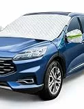 AstroAI Frontscheibenabdeckung Windschutzscheibenabdeckung 4-Lagiger Schutz für Schnee EIS UV Frost, Winddichte Sonnenschutzabdeckung für Autos, Limousinen, SUVs