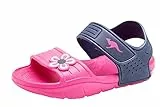 KangaROOS Unisex Kinder Kangaswim Ii Sandale, Daisy Pink Dk Navy, 27 EU
