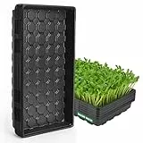 MIXC 10 Stück 1020 Saatgut-Starterschalen, extra dicke, robuste Tabletts – keine Löcher, kein Auslaufen, wiederverwendbare Anzuchtflächen für Microgreens, Sämlinge, Pflanzenkeimung, Futter und