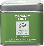 Organic Islands Bio Minze von Naxos, Griechenland in Metallbox, 2er Pack x 25 g (Ingesamt: 50 g)