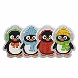 IEA Medical Kühlpads Kinder 4er – Kalt-Warm-Kompresse, Gel, Pinguin