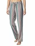 Schiesser Damen Schlafhose lang Baumwolle-Mix + Relax Pyjamaunterteil, Multicolor 2_180186, 40