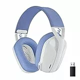 Logitech G435 LIGHTSPEED Kabelloses Bluetooth-Gaming-Headset, Leichte Over-Ear-Kopfhörer, Integrierte Mikrofone, 18h Akku, Kompatibel mit Dolby Atmos, PC, PS4, PS5, Handy, Nintendo Switch - Weiß