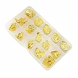 BLOOOK 15 stücke DIY Stempel Kopf Ornament Wachs Korn Siegel Kopf Umschlag Dekorative Kunst Siegel Kopf für Verpackung Scrapbooking