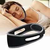 Kinnriemen,Anti Schnarchen Kinnriemen,Kinnband Gegen Schnarchen,Anti Schnarchen Gerät,Schnarchen Relief,Reduzieren Sie Das Schnarchen,für Männer und Frauen,Verbessern Sie Ihren Schlaf (Grau)