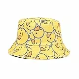 Fischerhut Herren,Sonnenhut Damen Ente Lustiger Hut Bucket Hat Anglerhut Lustige Hüte Erwachsene Kopfbedeckung Lustig Party Accessoires Fischerhüte Männer Enten Kostüm Reversibel,für Festival Urlaub
