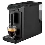 Tchibo Kaffeevollautomat Esperto mini für Caffè Crema und Espresso, nur 16cm breit, klein und kompakt, geeignet für jede Küche, Camping, Tinyhouse, Studentenapartment, Schwarz