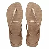 Havaianas - Flash Urban, Bequeme, stylische und vielseitige Sandalen, Knöchelverschluss, gekreuzte Metallic-Riemen, für Damen