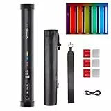 Godox TL30 RGB LED Lichtstift, CRI 97 und TLCI 99, Röhrenlicht mit 4-Farbmodus Bereich zu 3600+, 2700K-6500K, eingebaute Lithium-Batterie für Videoaufnahme, Tanzclub, Fotografie Beleuchtung