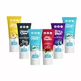 DENTAL DELIGHT Zahnpasta, Vegane Zahnpasta mit Geschmack, Zahncreme, Minze, Ananas, Kirsche, Black, Berry, Eukalyptur, ÖKO Test (GUT) (6er Mix-Paket)