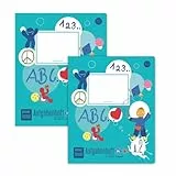 Formati Aufgabenheft A.2 Quart 20 Blatt, 2 Stück, mit Wochenplan für Grundschüler: innen, aus 100% Recyclingpapier