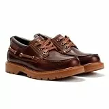 Cat erpillar Colorado Boat Lo Leather Herren Dark Russet Schnürhalbschuhe, braun, 43 EU