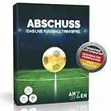 ANZEN ABSCHUSS - Das Live Fussball Trinkspiel | Kartenspiel | passend zu Bundesliga bis Kreisliga Spielen + Champions League + EM-WM im TV | Fanartikel | Geschenk für Männer | Geschenke Fußballfan