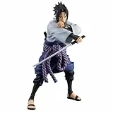 Banpresto Sasuke Uchiha Naruto Shippuden Actionfigur, 24 cm, BP89927P, Mehrfarbig, Sammelfigur, ideal für Anime-Fans