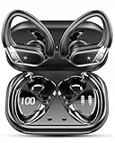 Bluetooth Sport-Kopfhörer, 50 Stunden Bluetooth 5.4 HiFi Stereo, kabellose Kopfhörer mit Geräuschunterdrückung, Bluetoth-Kopfhör Schnellladung USB-C, IP7 wasserdicht, Laufen, Fitnessstudio, Laufen
