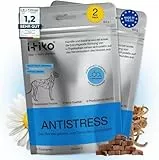 ITIKO Vitamine für Hunde | Lecker Hund Beruhigung Futterergänzung | Beruhigungsmittel für Hunde | Verbesserung des Nervensystems, Bellhemmend, L-Tryptophan | 2 Stück