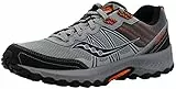 Saucony Men's Excursion Tr14 Grey/Orange Trail Running Shoe 11.5 M US