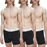 Calvin Klein Herren 3er Pack Boxershorts Briefs Boxer Brief Stretch, Schwarz (Black), L