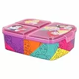 Stor PRINCESAS Disney |Brotdose mit 3 Fächern für Kinder - Kinder-Lunchbox - Snackbox - Dekorierte Lunchbox, Estándar