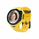 Elari KidPhone 4GR M - 4G Kinder Smartwatch Telefon GPS Tracker für Jungen und Mädchen, KidGram Messenger mit sicherem Inhalt, 2-Wege-Audio- und Videoanrufe, SOS-Taste, Kamera (Gelb_4GRM)