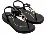 Grendha Damen Liberdade Plat Sandale, Schwarz, 40 EU