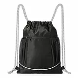 Amazon Basics Sportbeutel Sportrucksack, Schwarz