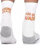TODO RUNNING RAID CREW Laufsocken mit Lustige Aufschrift, Anti Blasen Socken, Technisch, Running Socks Men. Bunte Laufsocken Herren 43-46 (Keine Gnade für die Wade 43-46 BA-PM)