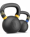 HQ Germany® Kettlebell Set 2,4,6,8kg [Pulverbeschichtung] - Gusseisen Kettlebell Set mit ±2% Gewichtstoleranz - Kugelhantel Gewicht, Hantel Gewichte, Kettle Bell, Kettlebells mit Pulverbeschichtung