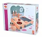 Eichhorn - kleine Tischküche, Kochfeld mit Sound, Spüle und Zubehör, einfacher Aufbau, 40x35x31 cm, aus Holz, ab 3 Jahren