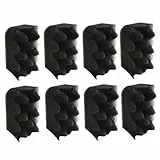 Qzbhct 8 Stück Aquarium-Bio-Schwamm-Filtereinsätze für Hagen Fluval 304, 305, 306, 404, 405, 406 (A-237) Kanister-Filtrationssysteme