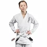 Venum, Contender Kinder BJJ Kampfanzug (Free Weiß belt included), Unisex Kinder, C1, Weiß