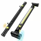 ETOOLAB LED Werkstattlampe, LED Arbeitsleuchte, Echte 1200lm, Motorraumleuchte mit starkem Magneten, 360°Haken, 5200 mAh,Anwesenheits-Sensor, Dimmbar/Drehbares Lichtmodul, für Arbeit und Leben