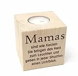 KATINGA Teelichthalter - toller Kerzenständer (Mama Text)