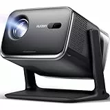 Aurzen Boom Mini 4-in-1 Smart Beamer mit Google TV, 4K Unterstützt Heimkino & Outdoor Projektor, 20W DoIby Audio, 500 ANSI Projector, ToF Autofokus & Trapezkorrektur, WLAN/Bluetooth/Handy (Schwarz)