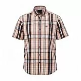Jack Wolfskin Baumwoll Shirt Kurzarm Dyna Herren Hemd Freizeit Orange L
