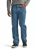 Wrangler Authentics Herren Klassische 5-Pocket-Regular Fit Jeans, Light Stonewash Flex, 36W / 32L