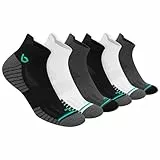 BAMBOS Sneaker Socken Ultraweich Bambus Herren Damen Kurz Sportsocken Laufsocken, 6 Paare (EU 38-42, Mehrfarbig)