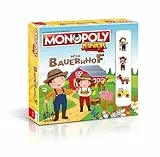 Winning Moves Monopoly Junior Mein Bauernhof - Familienspiele Strategie Brettspiele Monopoly Mein Bauernhof Junior Edition - Brettspiel für Kinder - 2+ Spieler ab 5+ Jahren - Deutsch