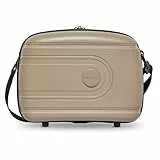 REDOLZ Hartschalen Handgepäck Kosmetik-Koffer | Stabiles Beauty-Case mit Aufsteckfunktion | 34 x 17 x 27 cm aus leichtem Polypropylen (Essentials 11)