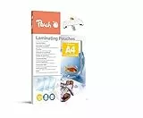 Peach Laminierfolie A4 | 125 mic | 25 Stück | Premiumqualität für Beste Laminierergebnisse | kompatibel mit Geräten Aller Markenhersteller | PPR525-02