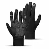doorslay Touchscreen Handschuhe, Herren Damen Laufhandschuhe, Outdoor Sporthandschuhe, rutschfeste Winterhandschuhe, Thermohandschuhe für Laufen, Fahren, Radfahren, Wandern