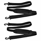DecorDwell Schultergurt für Taschen, 2 PCS Taschengurt zum Wechseln, Breiter Taschengurt mit Plastik Drehhaken, Dauerhafte Belüfteten, Schulterriemen für Kameratasche Reisetasche Sporttaschen, 160Cm