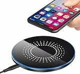 Wireless Charger 20W Max Schnelles Kabellosen Ladepad Induktions Ladegerät Kompatibel mit Samsung Galaxy S21/S22/S23/S24/S10, Kompatibel mit iPhone 12/13/14/15/16 Serie
